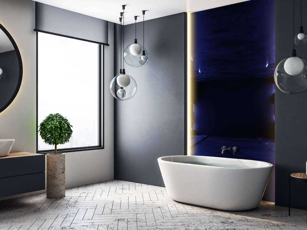Chambre moderne et futuriste