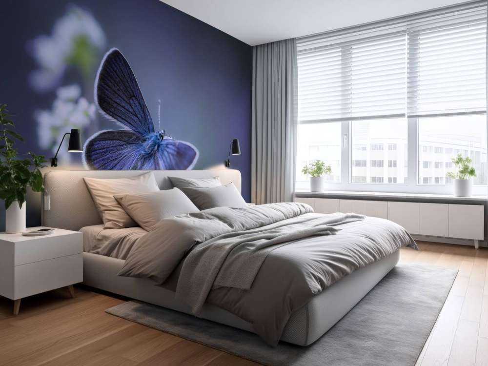 Papillon bleu