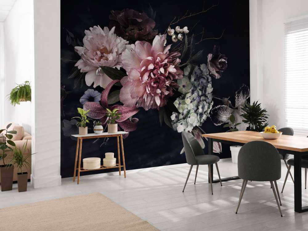 Bouquet de fleurs Vintage