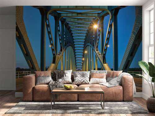 Pont en arc en acier