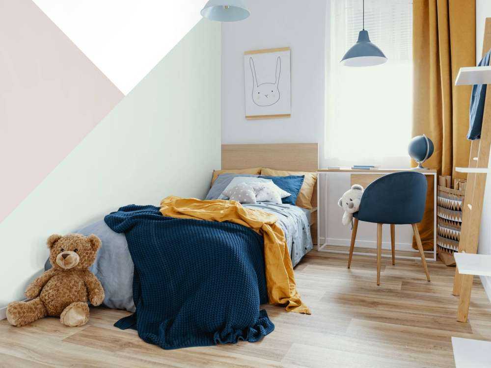 Triangles de couleur pastel
