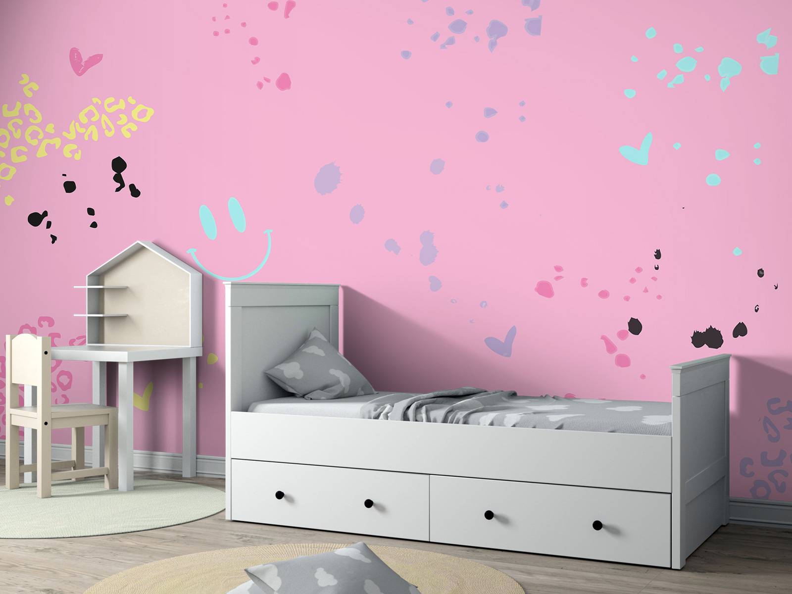 Pink splash
