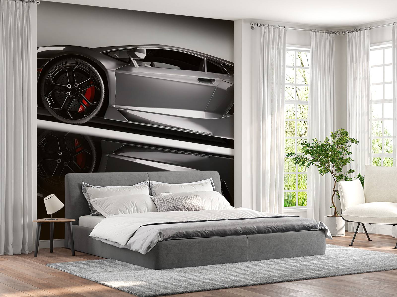 Lamborghini grise