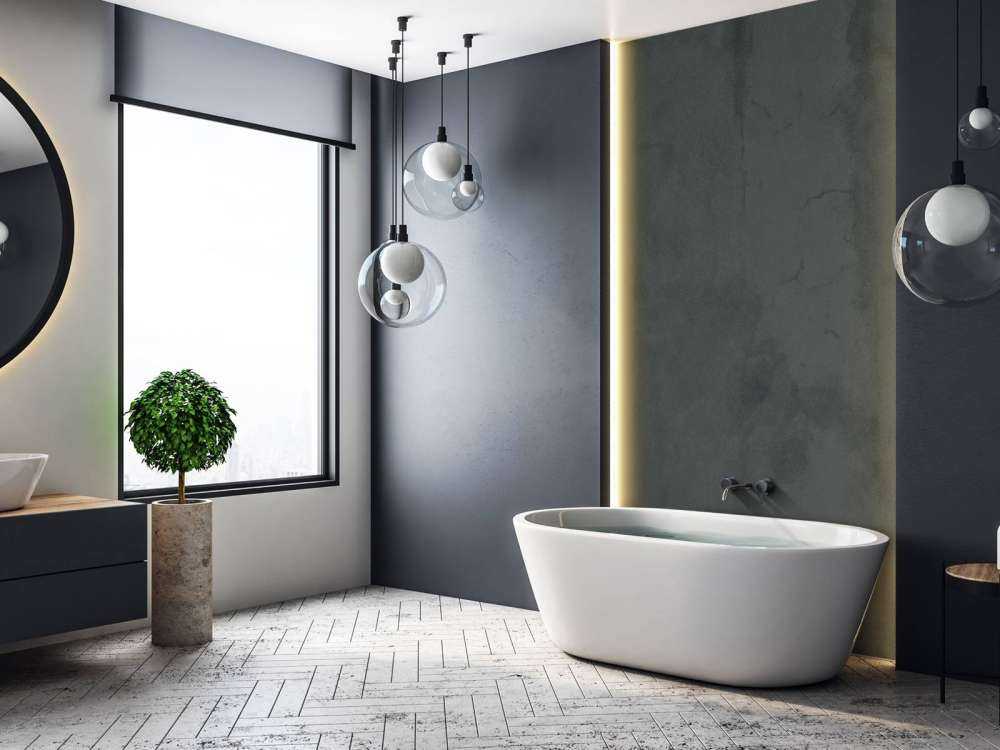 Béton noir olive