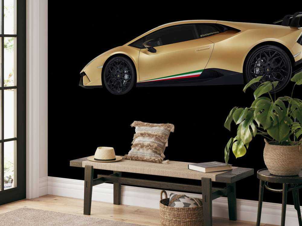 Lamborghini Huracán - Côté, noir