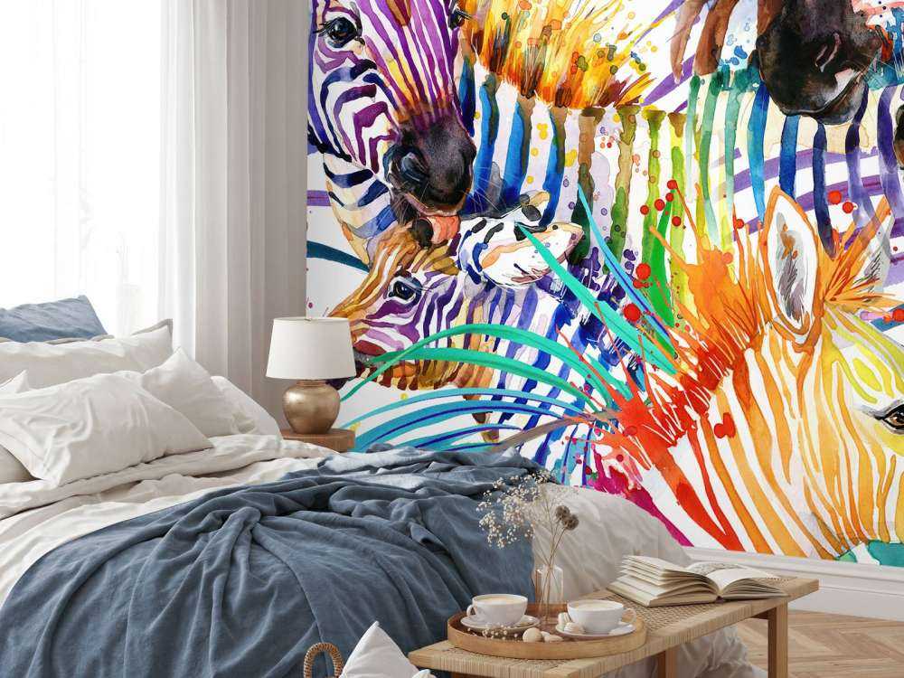 Zèbres colorés