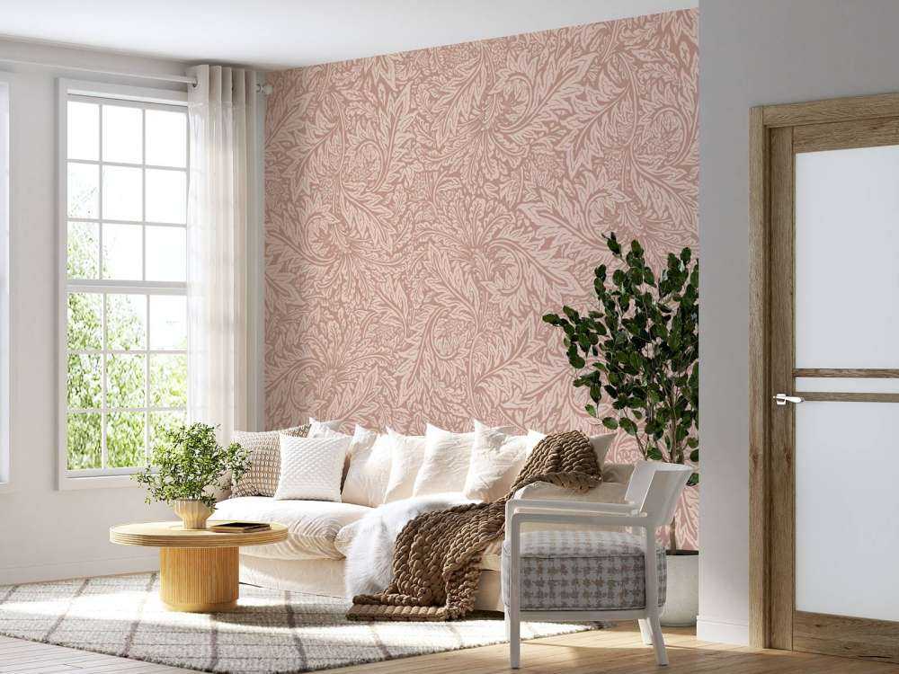 Morris Florals & Leaves - terracotta
