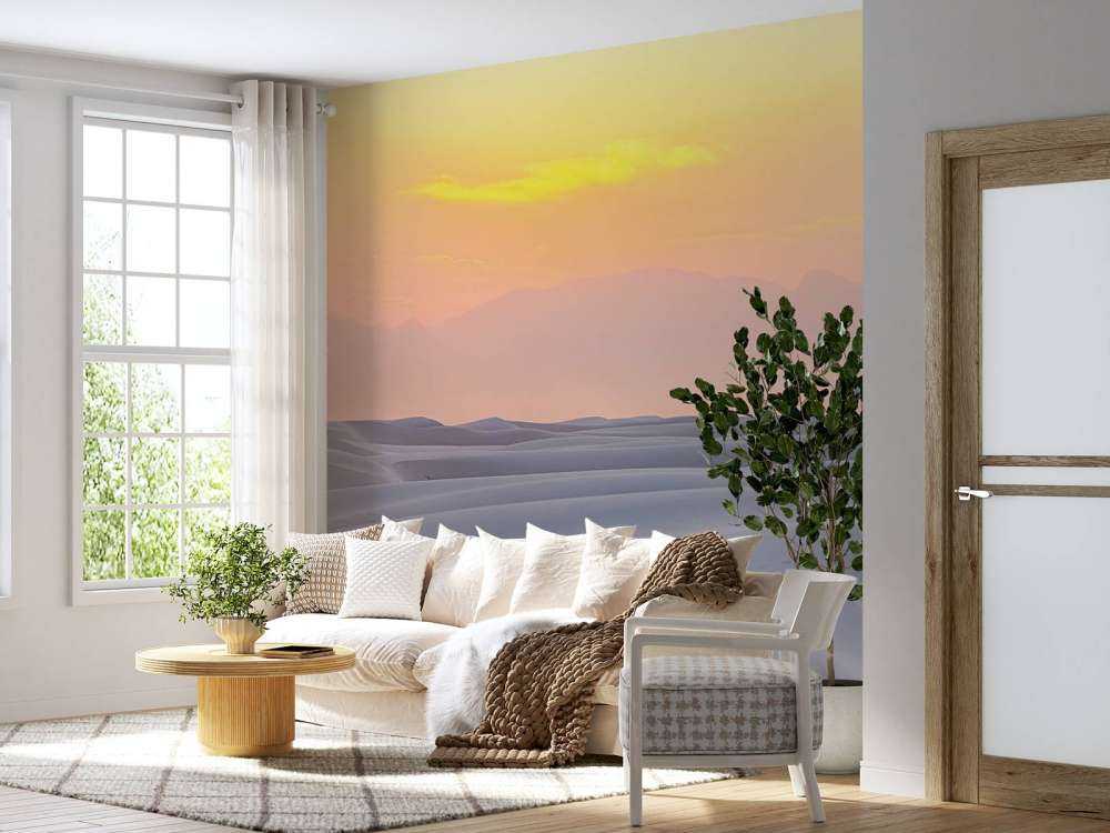 Dunes de sable blanc