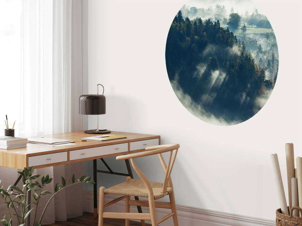 Paysage brumeux