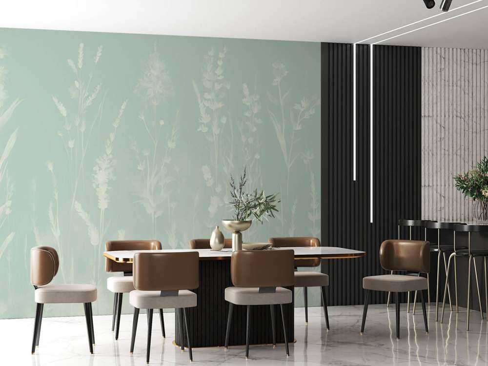 Lavande Clair Seamless Vert Menthe