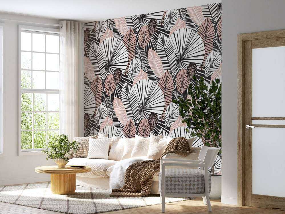 Élégant motif floral
