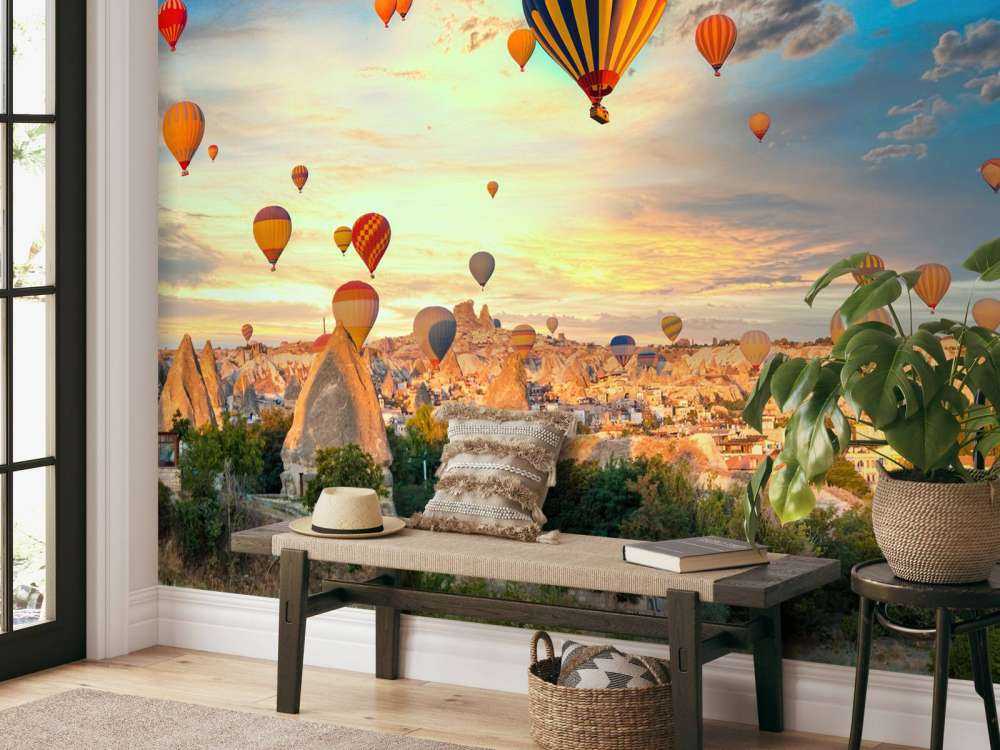 De belles montgolfières