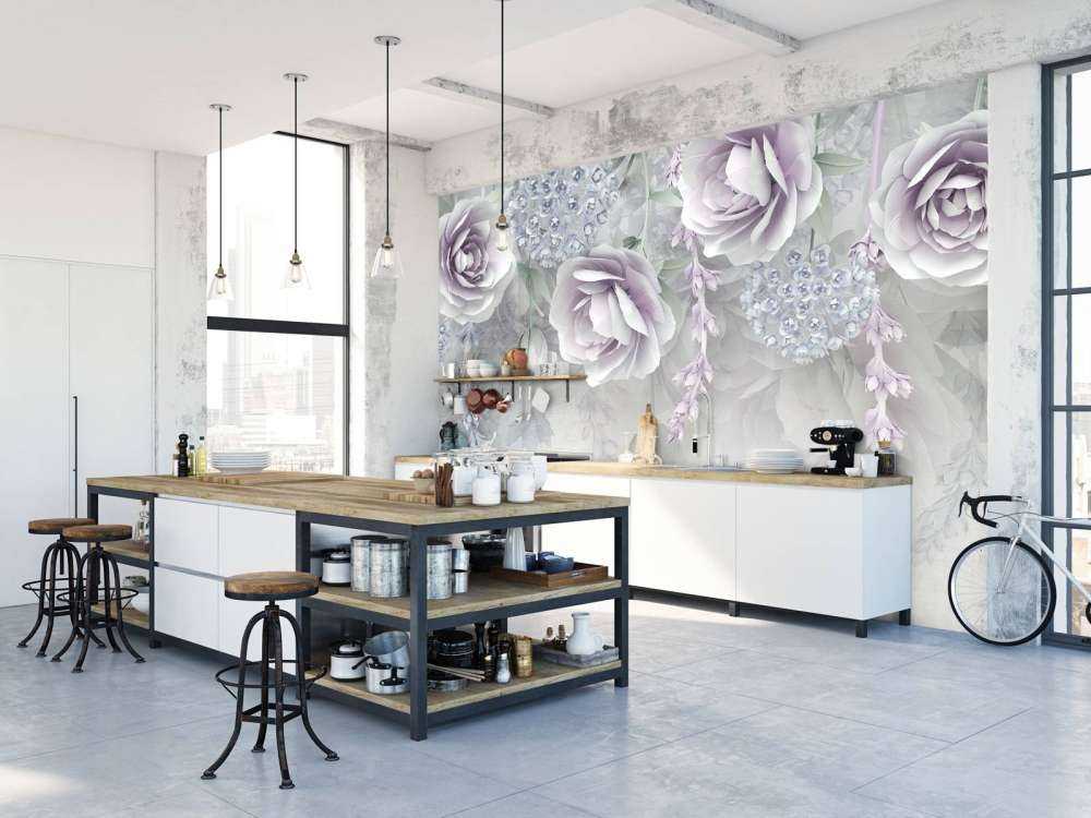 Mur de fleurs
