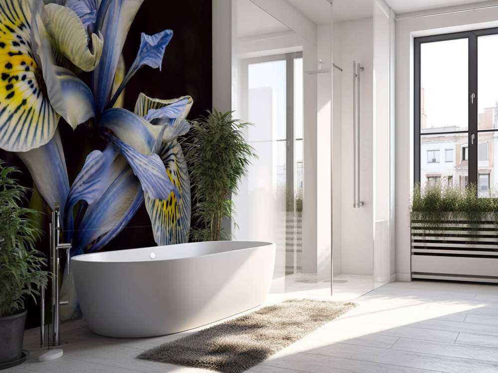 Iris bleus