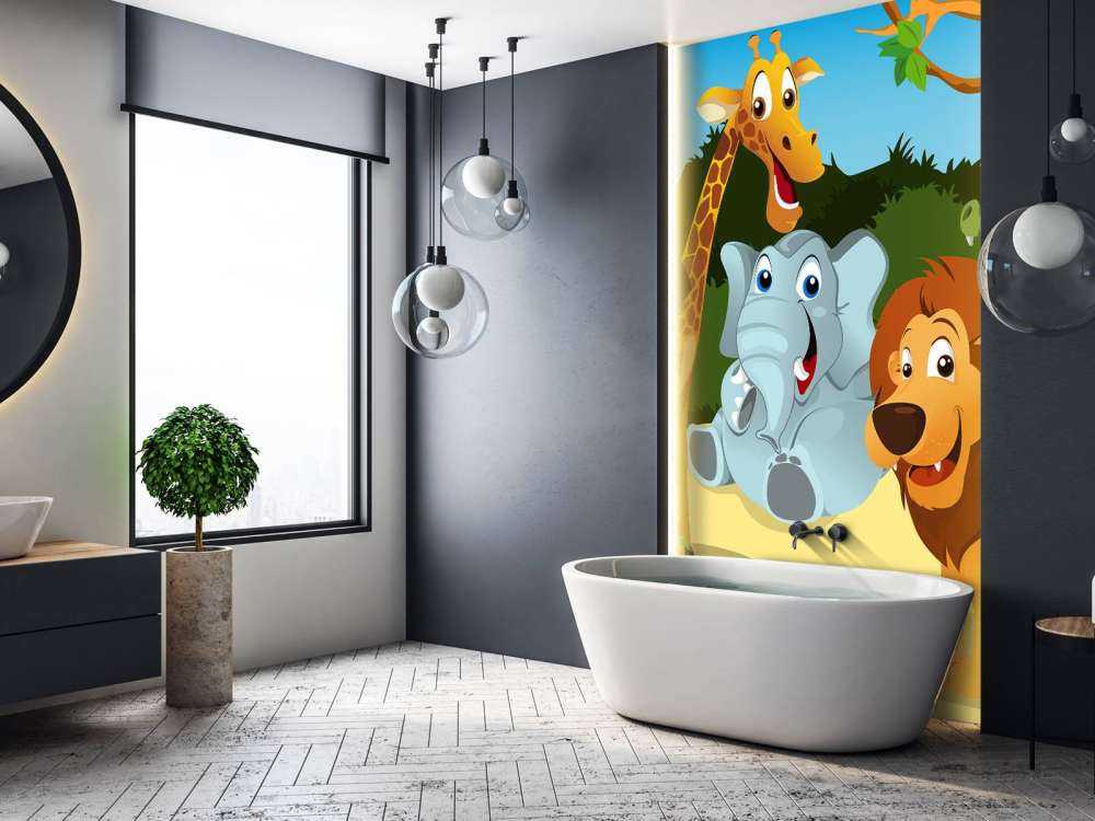 Animaux sauvages joyeux