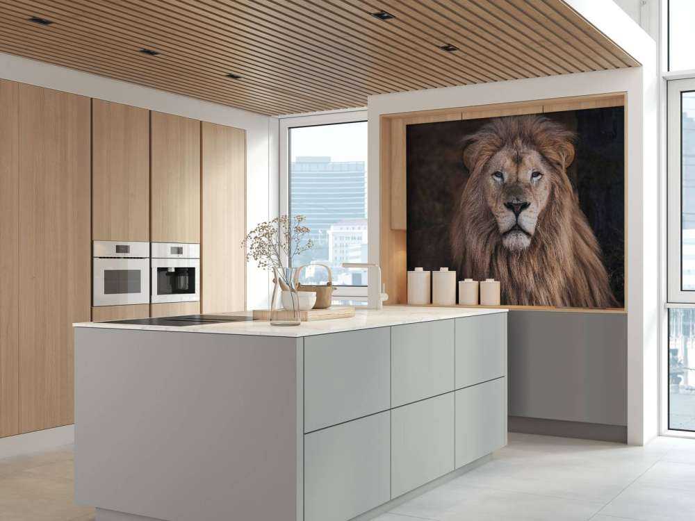 Portrait d'un lion
