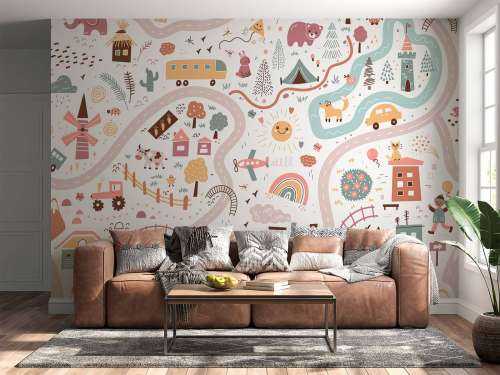 Carte monde enfants