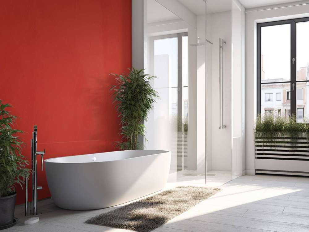 Béton rouge silex