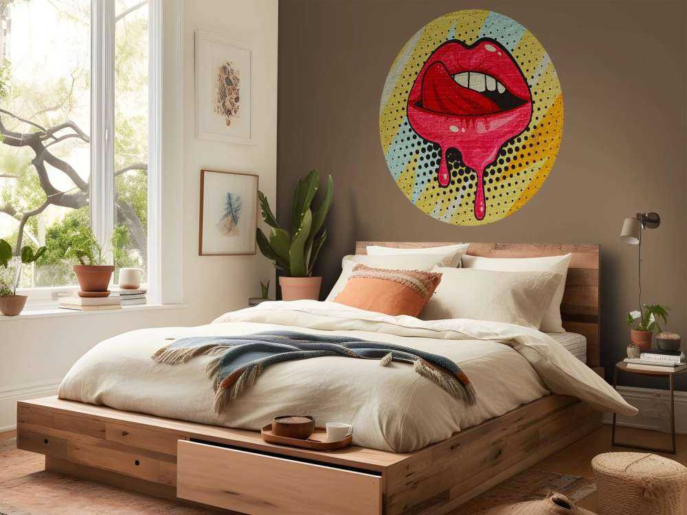 Graffiti d'une bouche