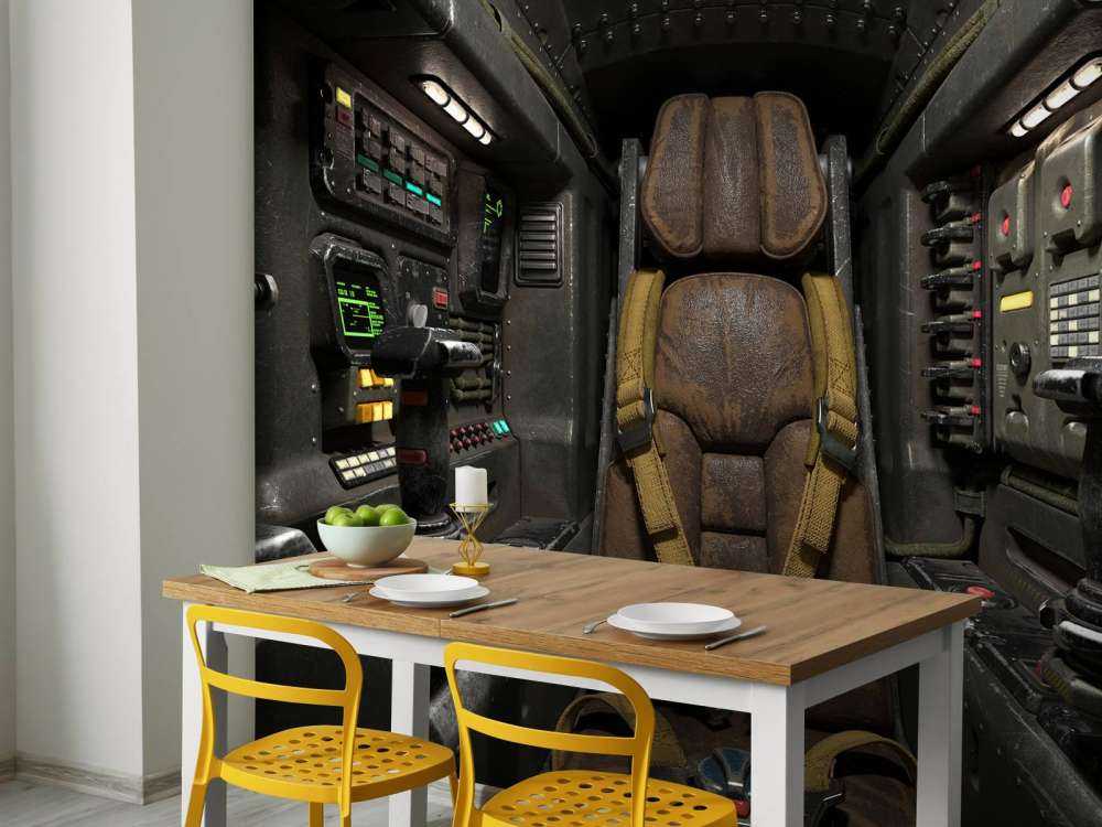 Cockpit de vaisseau spatial