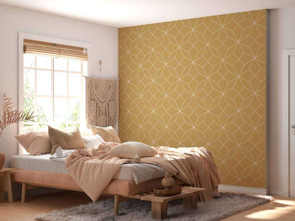 Motif Lignes abstraites, blanc