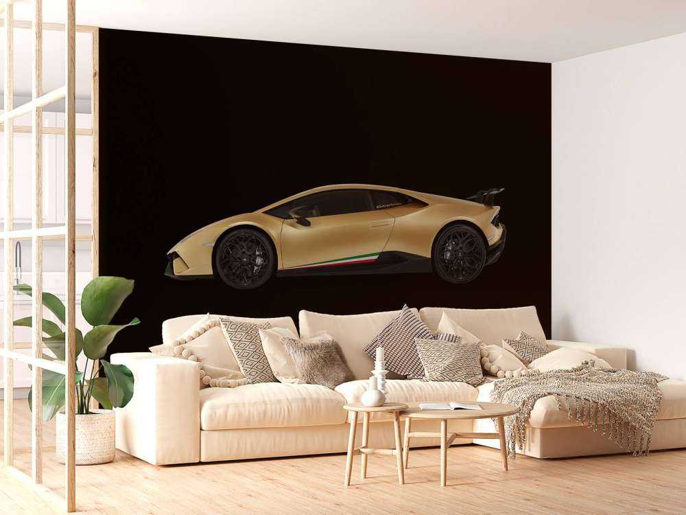Lamborghini Huracán - Côté, noir