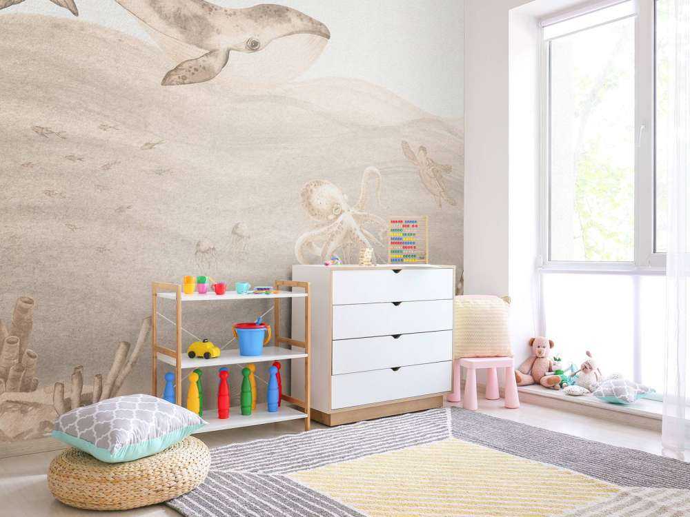 Monde sous-marin en taupe