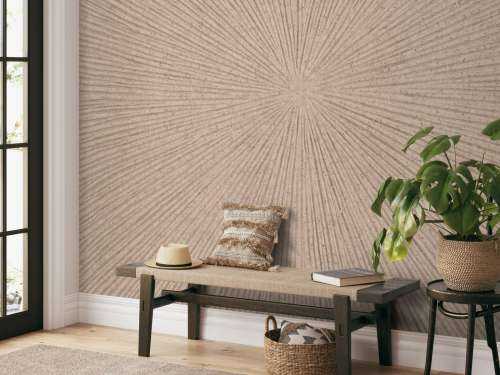 Lignes texturées en beige
