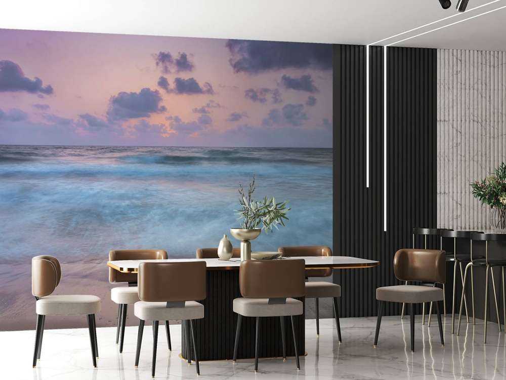 Coucher de soleil à la plage
