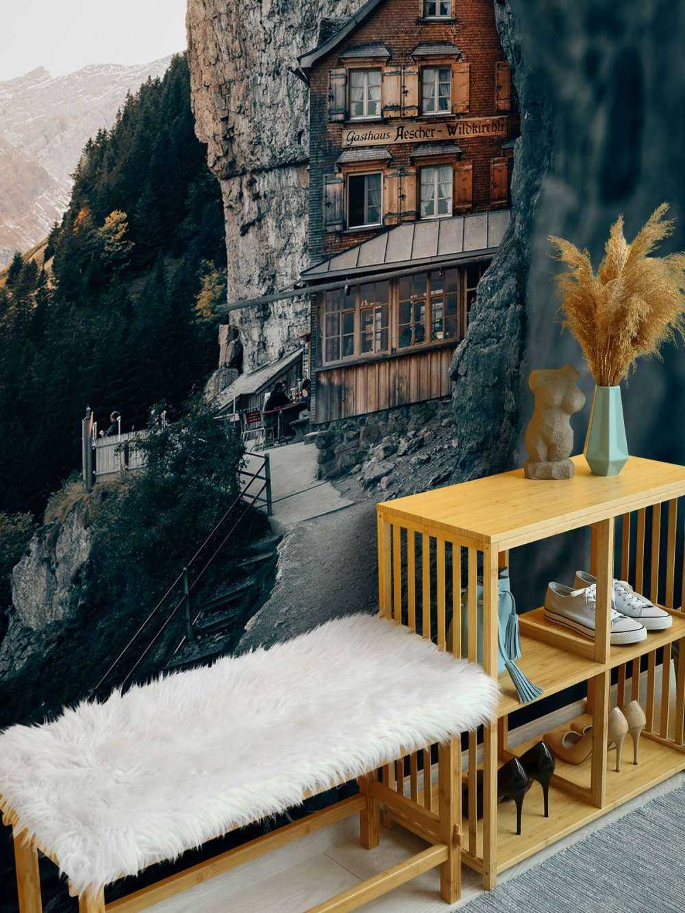 Refuge dans les Alpes