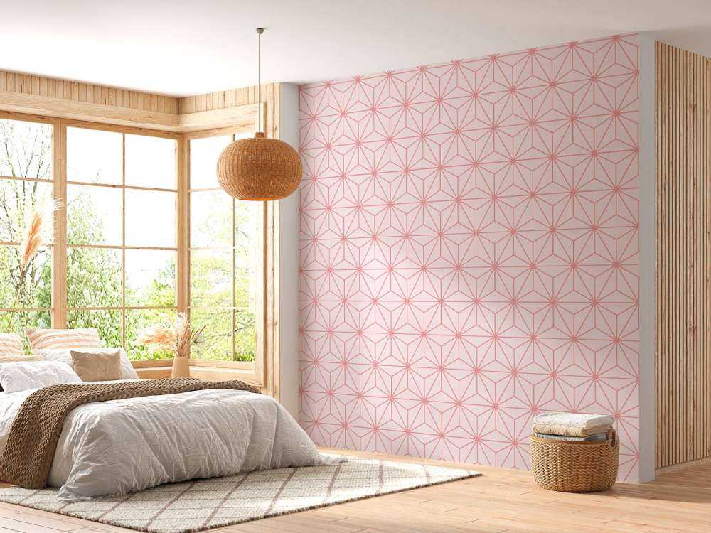 Motif Etoiles géométriques, blanches