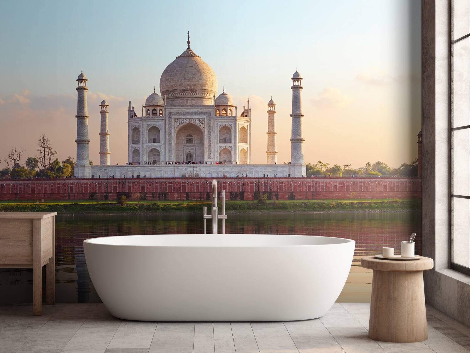Taj Mahal le matin
