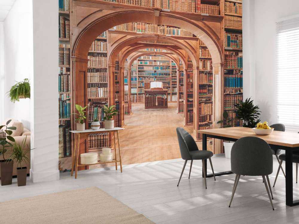 Galerie de livres en bois