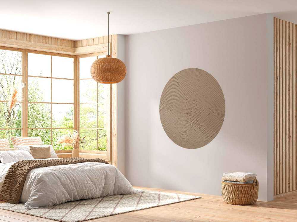 Cercles zen en taupe