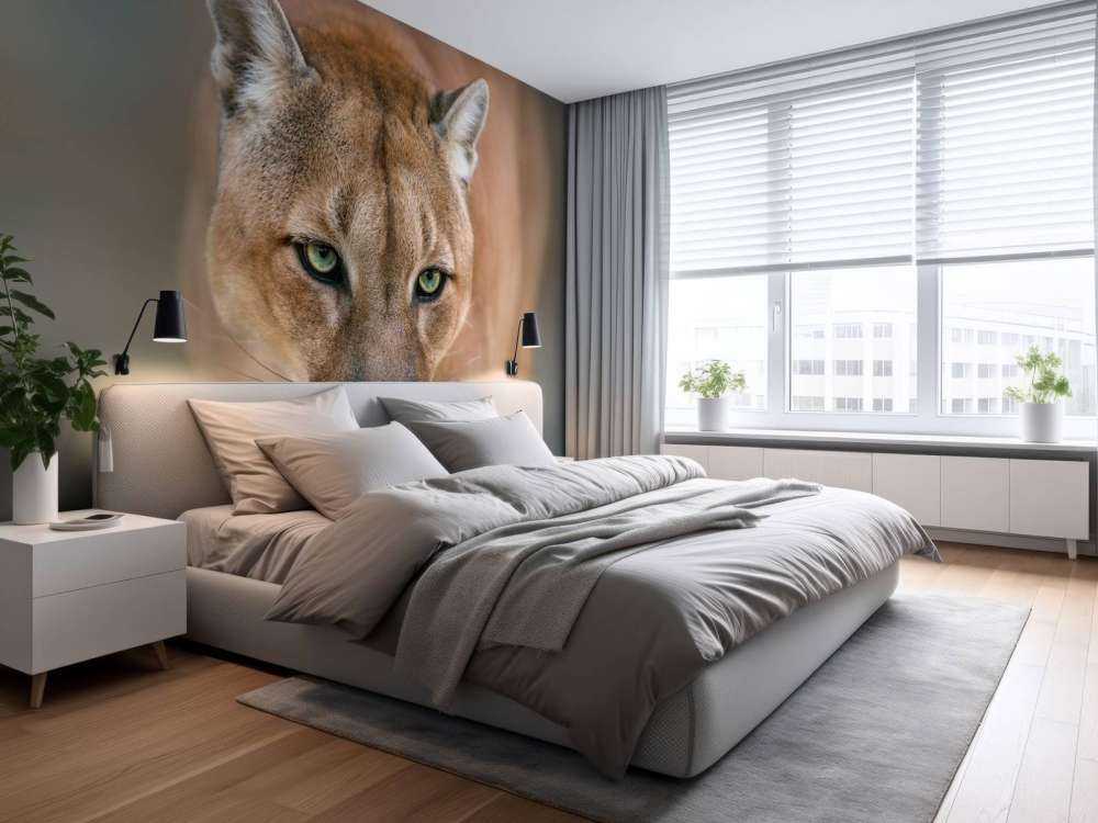 Puma en gros plan