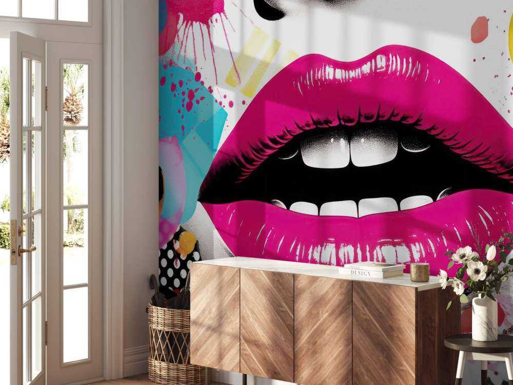 Lèvres Pop Art