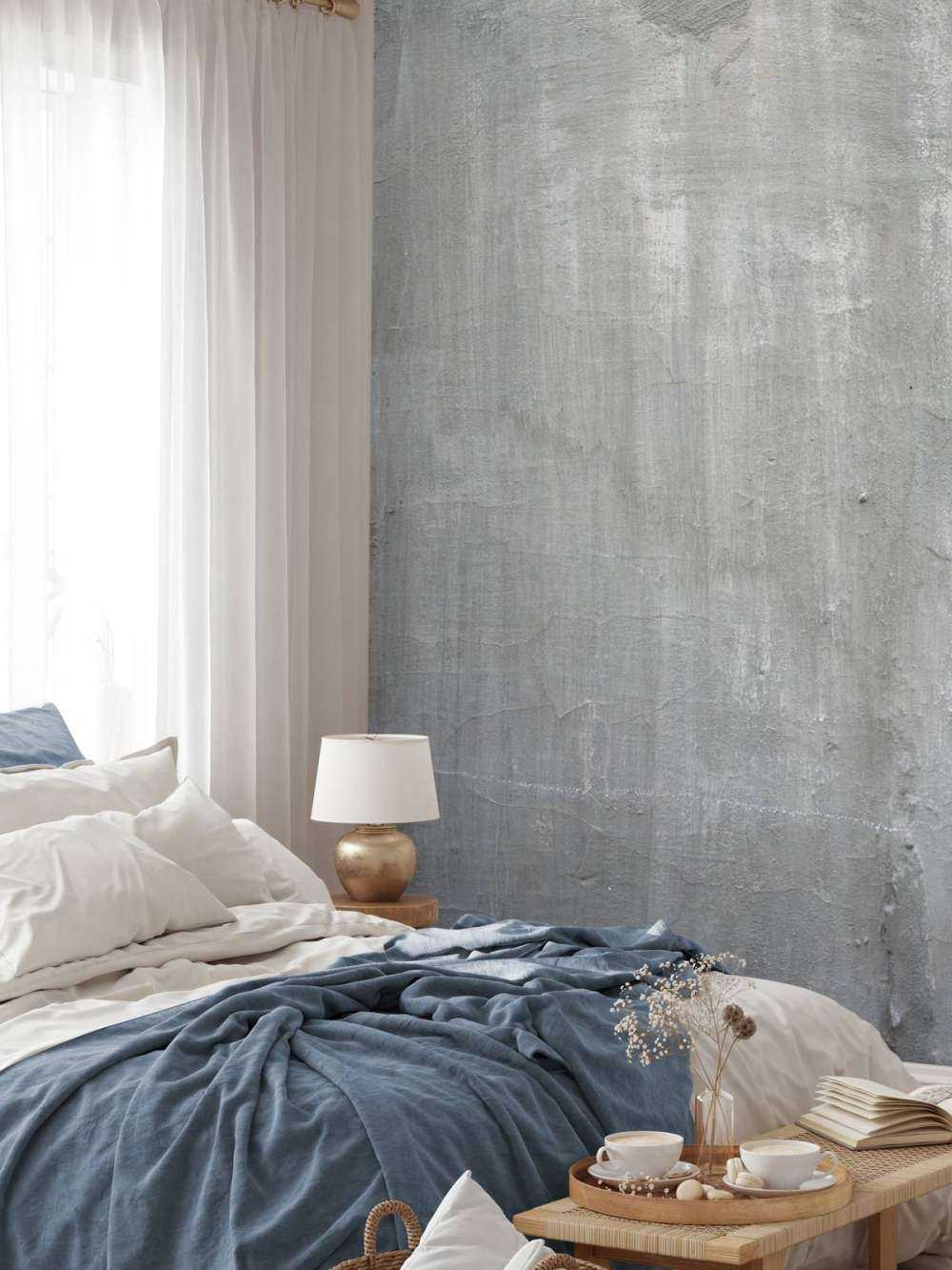 Grijze betonwand