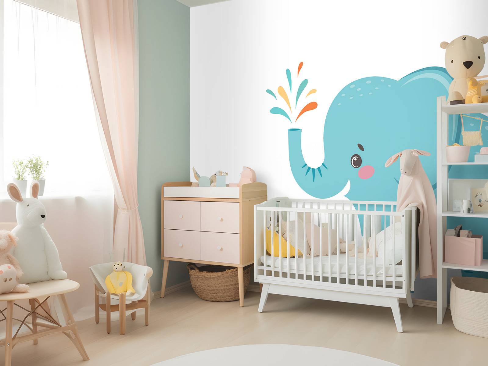 Eléphant joyeux