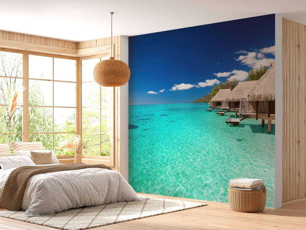 Chalets aux Maldives