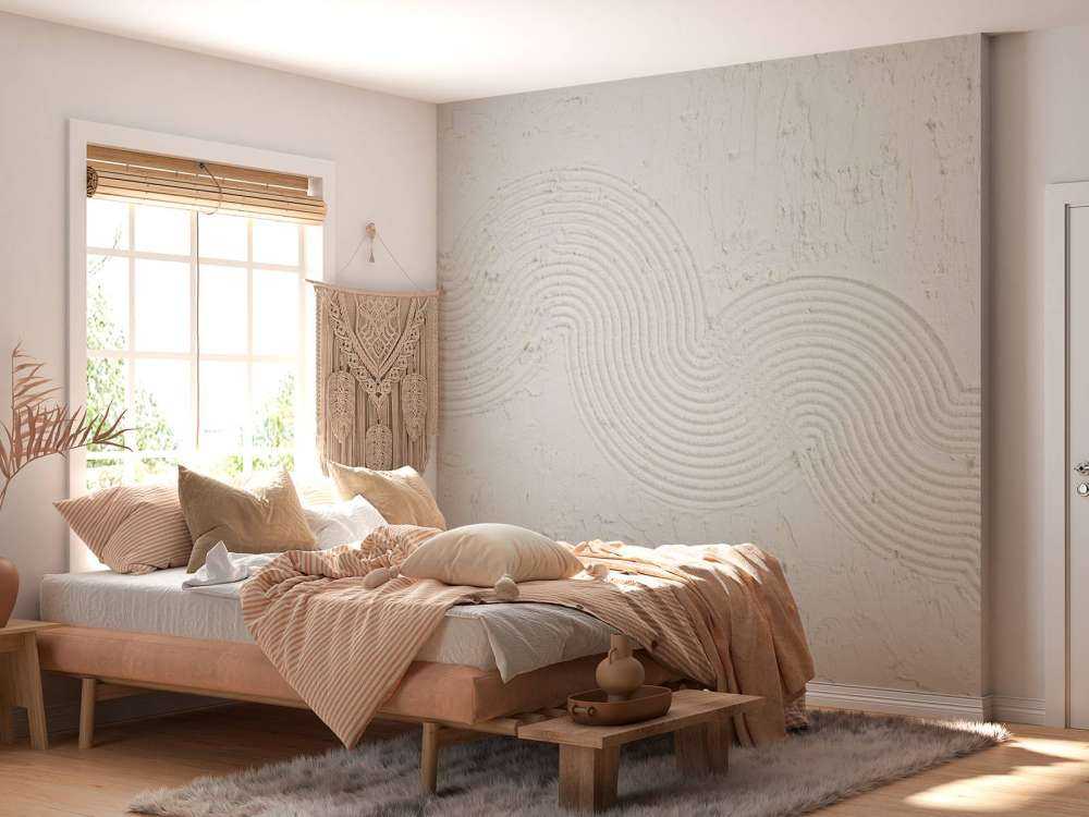 Texture de jardin zen