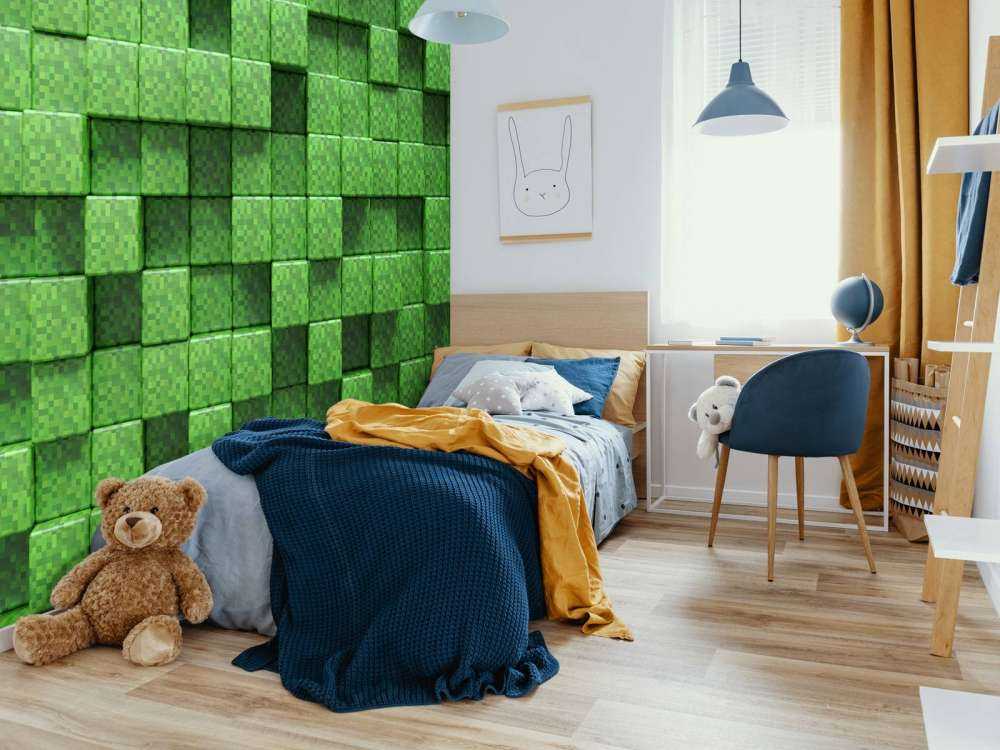 Herbe Minecraft 3D