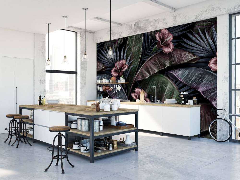 Hibiscus tropical motif