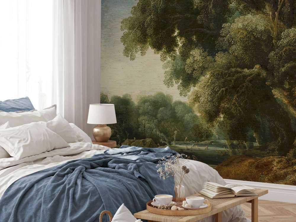 Paysage forestier imaginé
