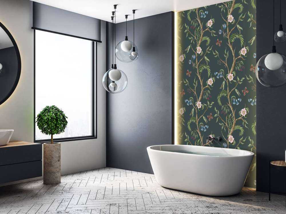 Motif de fleurs épanouies