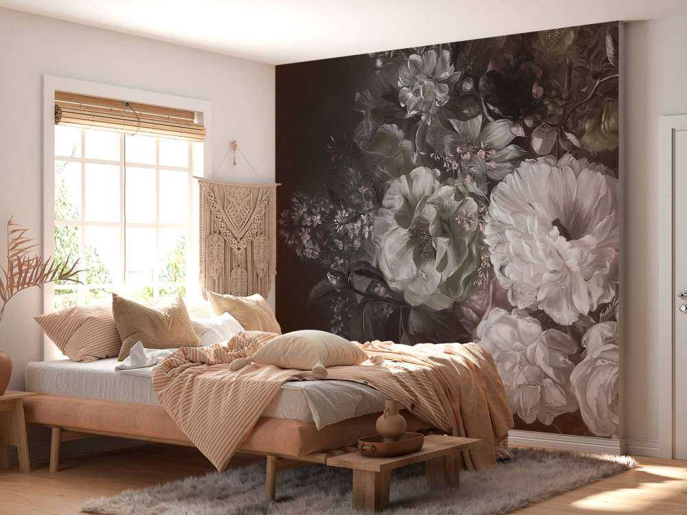 Bouquet avec lilas vert