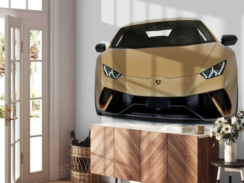 Lamborghini Huracán - Avant, blanc