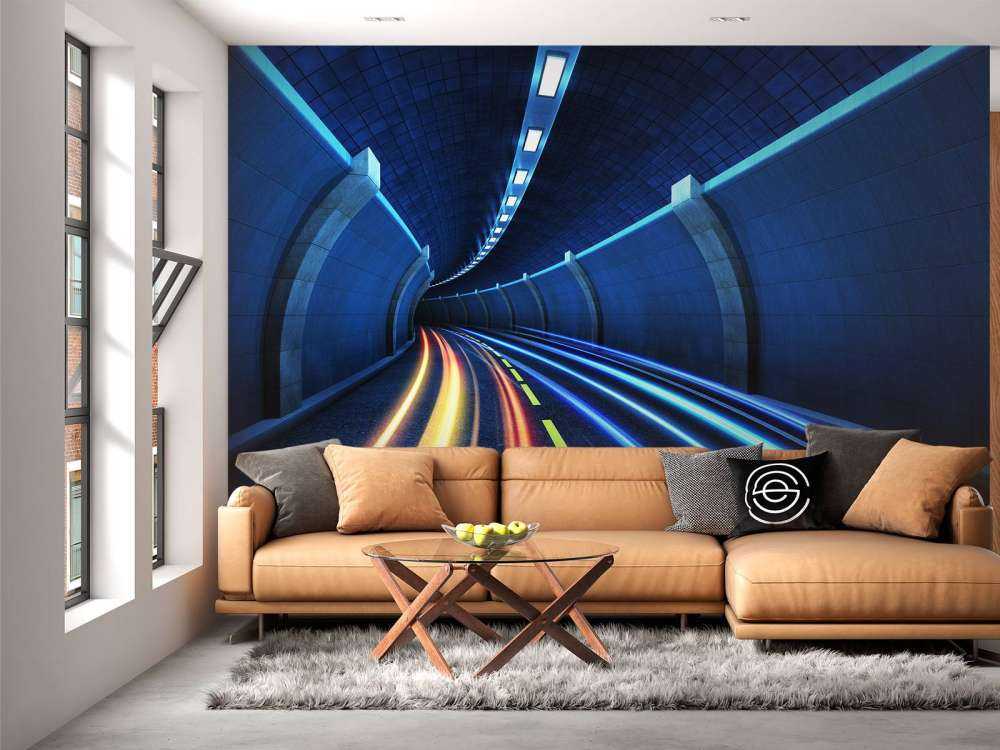 Tunnel coloré