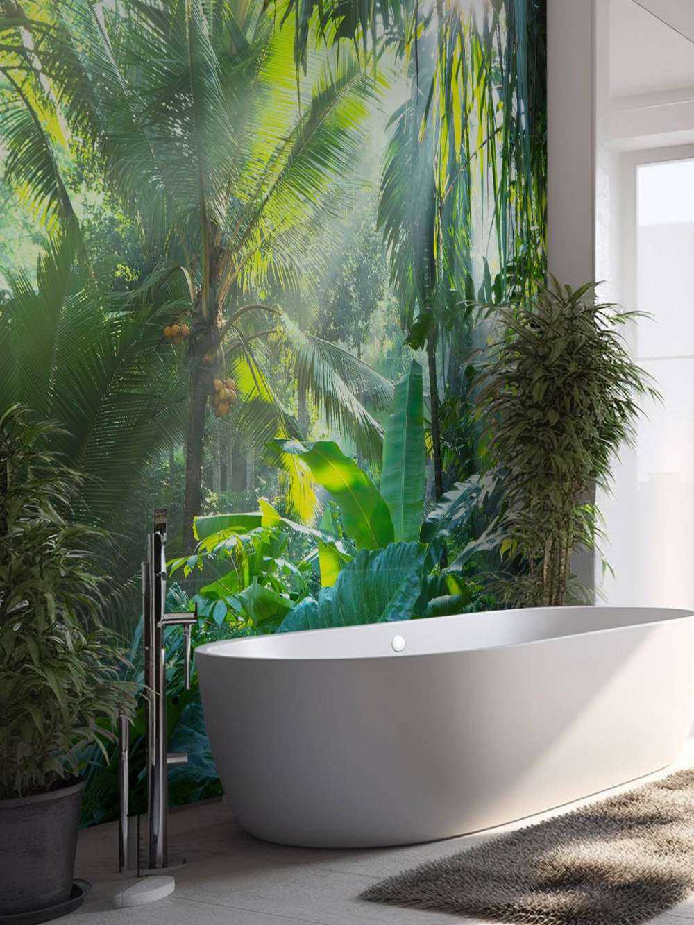 Dans la forêt tropicale