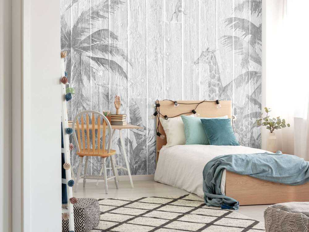 Animaux de la jungle sur bois
