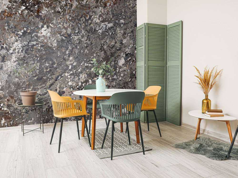 Mur de structure grise